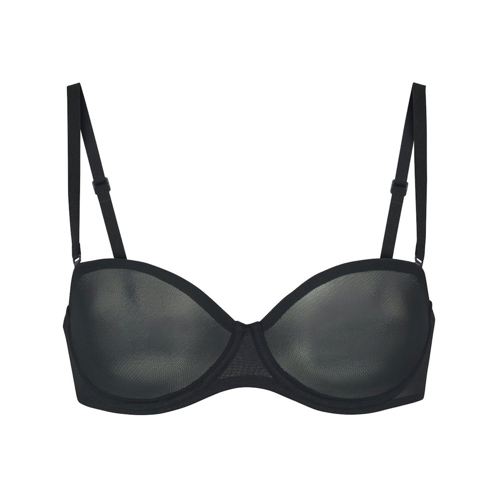 SKIMS ultra fine mesh strapless bra